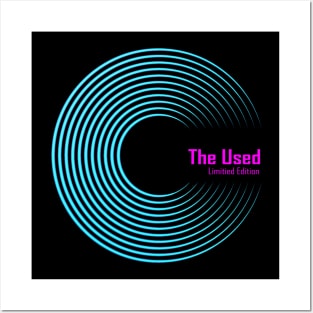 Limitied Edition The Used Logo Vinyl Record Posters and Art